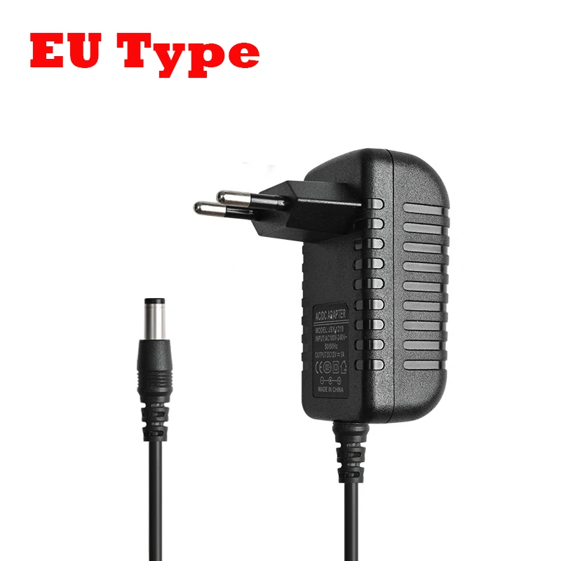 European Bristish America AC DC Power Adaptor 3V 5V 6V 7V 9V 12V 1A 2A Power Supply Charger US EU UK Plug Power Adapter 5.5*2.5