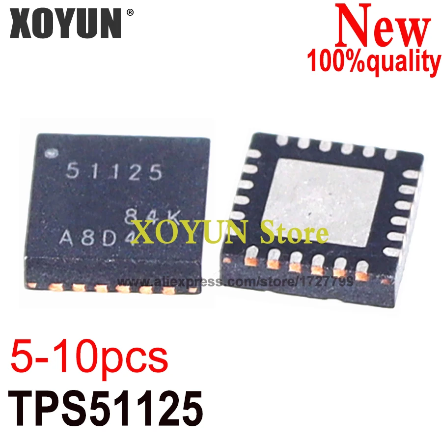 (5-10 قطع) 100% جديد 51125 TPS51125 TPS51125RGER QFN-24
