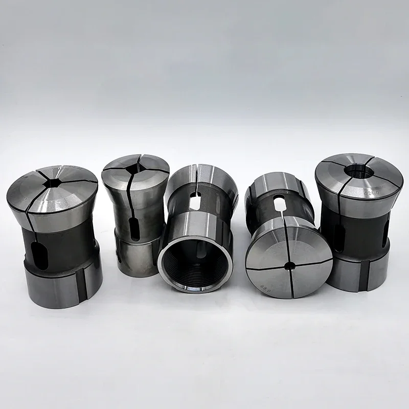 56 machines 65 machines round hole/quadrilateral/hexagonal chuck spring steel lathe type pull-back square elastic cylinder chuck