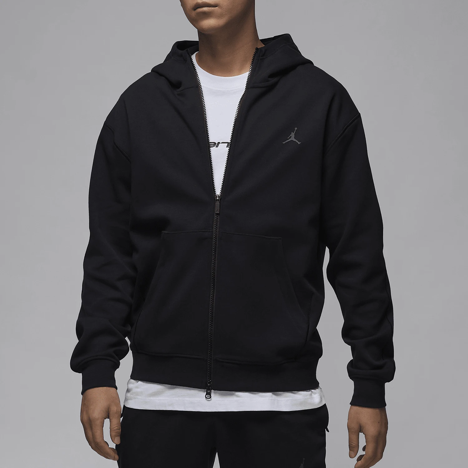 Nike genuine genuine JORDAN Men's Open Front Hooded Outdoor Casual Jacket FV8603-010