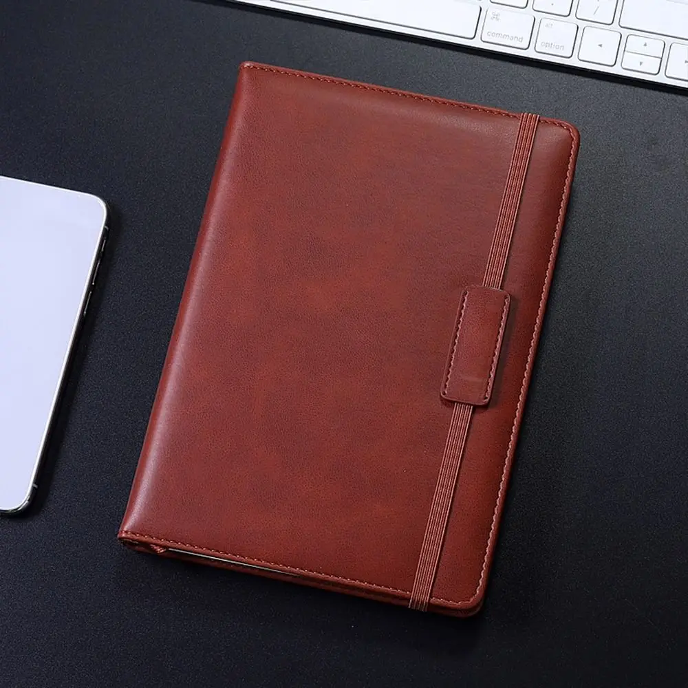 Work Planning PU Leather Meeting Noting High Quality Journal Diary Book Business Notepad A5 Notebook School Office Supplies
