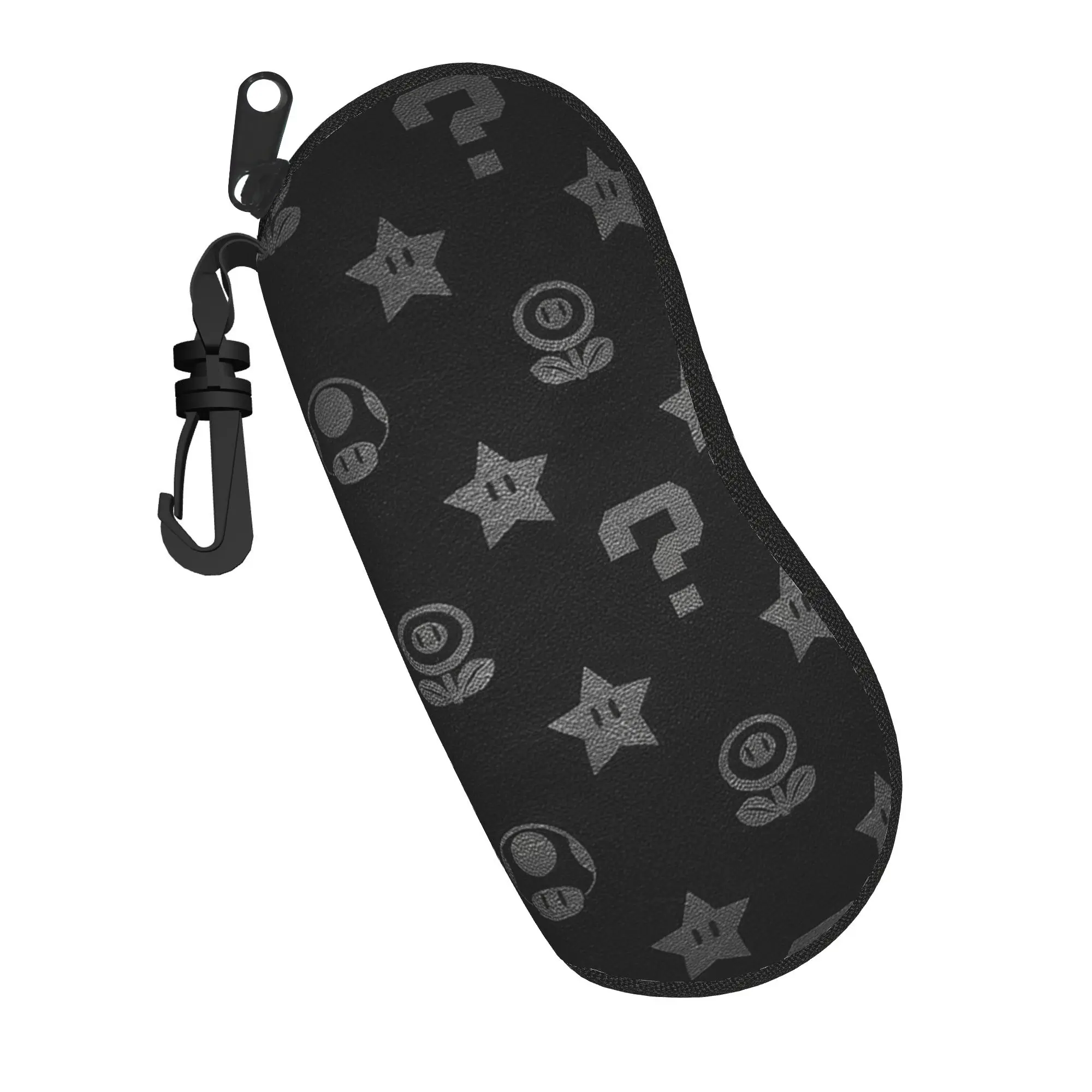 

Bros Marios Glasses Case Men Women Anti-Fall Zipper Glasses Box Sunglasses Box