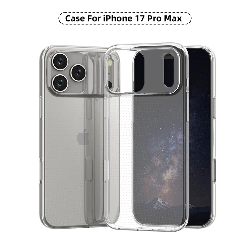 

Suitable for Apple iPhone17 Pro Max Ultra-thin Transparent Mobile Phone Case TPU Soft case iphone 17Air