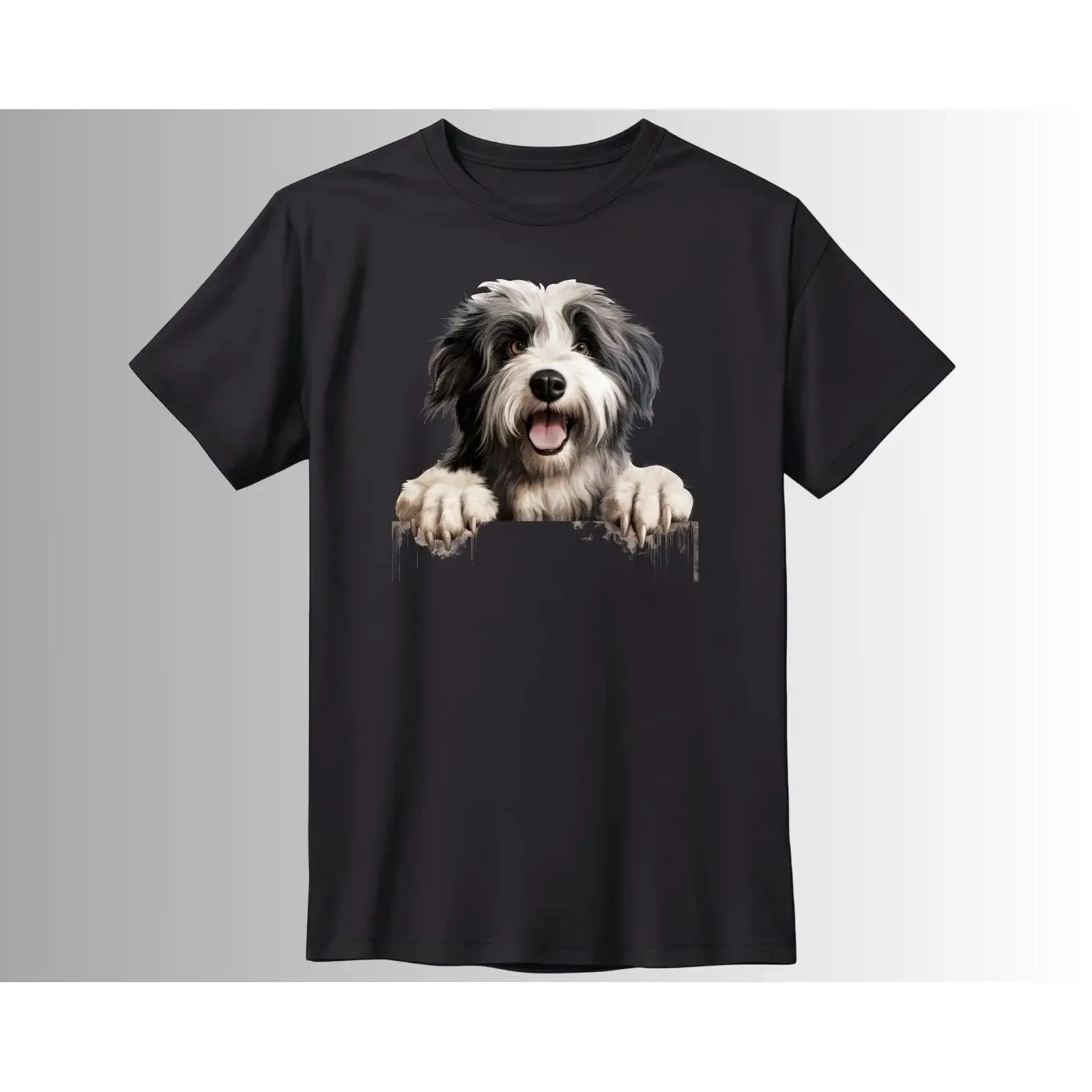 Polish Lowland Sheepdog Hunde T Shirt für Hundebesitzer vintage Washed Comfortable designer clothes Casual Stylish homme