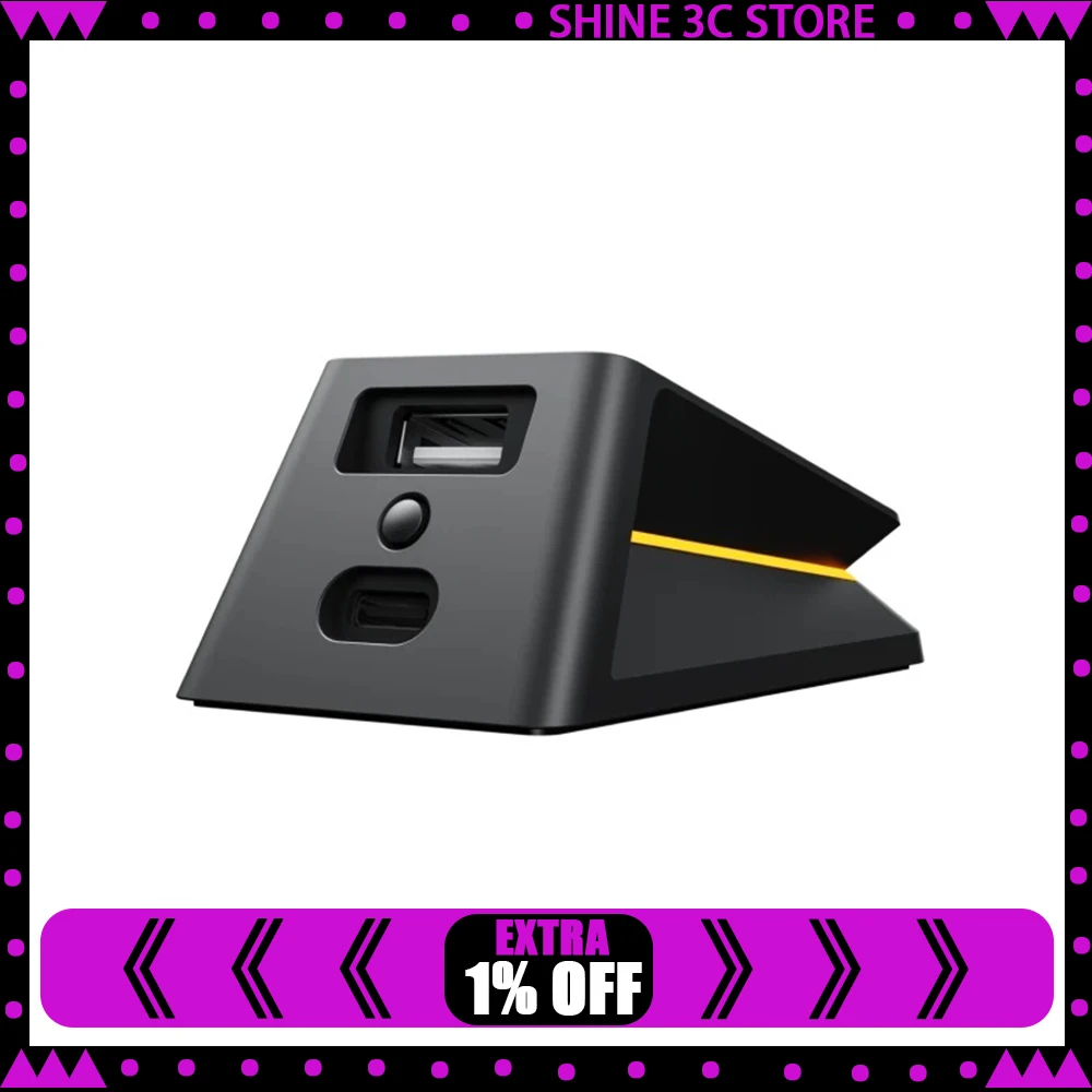 Rapoo P5Plus Mouse Charging Base Magnetic Contact Charging Magic RGB Backlight System Charging Base Support Data Transmission