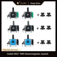 GuliKit TMR Electromagnetic Joystick for PS4 PS5 / PS5 Edge Gamepad for Switch Pro Xbox Series Controller Repair Replacement