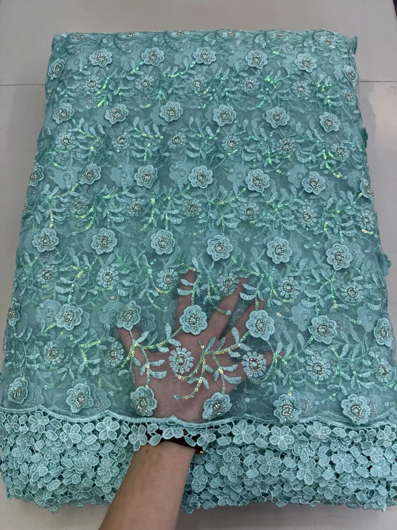 

Новейшая африканская ткань, кружевная ткань, сетка, тюль, бусины, кружевная ткань, высокое качество, 2022, французское, Германия, свадебное платье