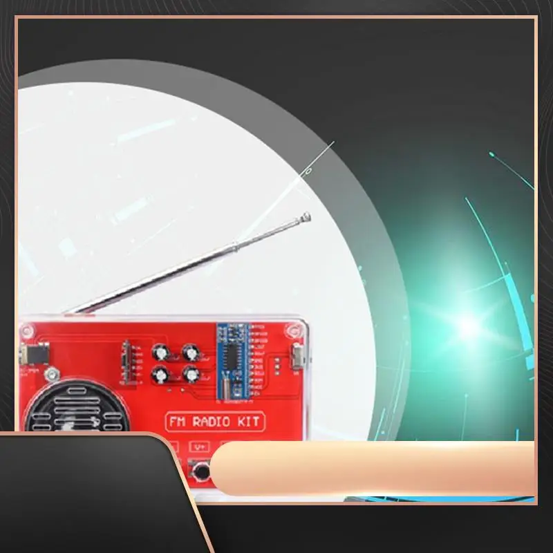 

FM-радио DIY производственный комплект электронная сборка комплект для практики пайки приемник 50-108 МГц