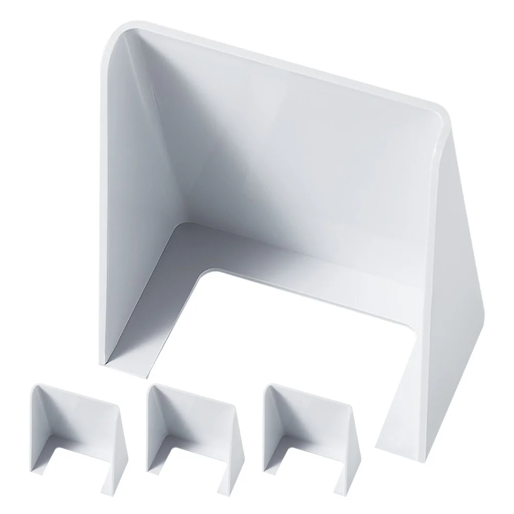 4 قطعة جرس الباب غطاء مقاوم للماء البلاستيك غير نافذ للمطر في الهواء الطلق حامي للتحكم في الوصول آلة الحضور غطاء Pp