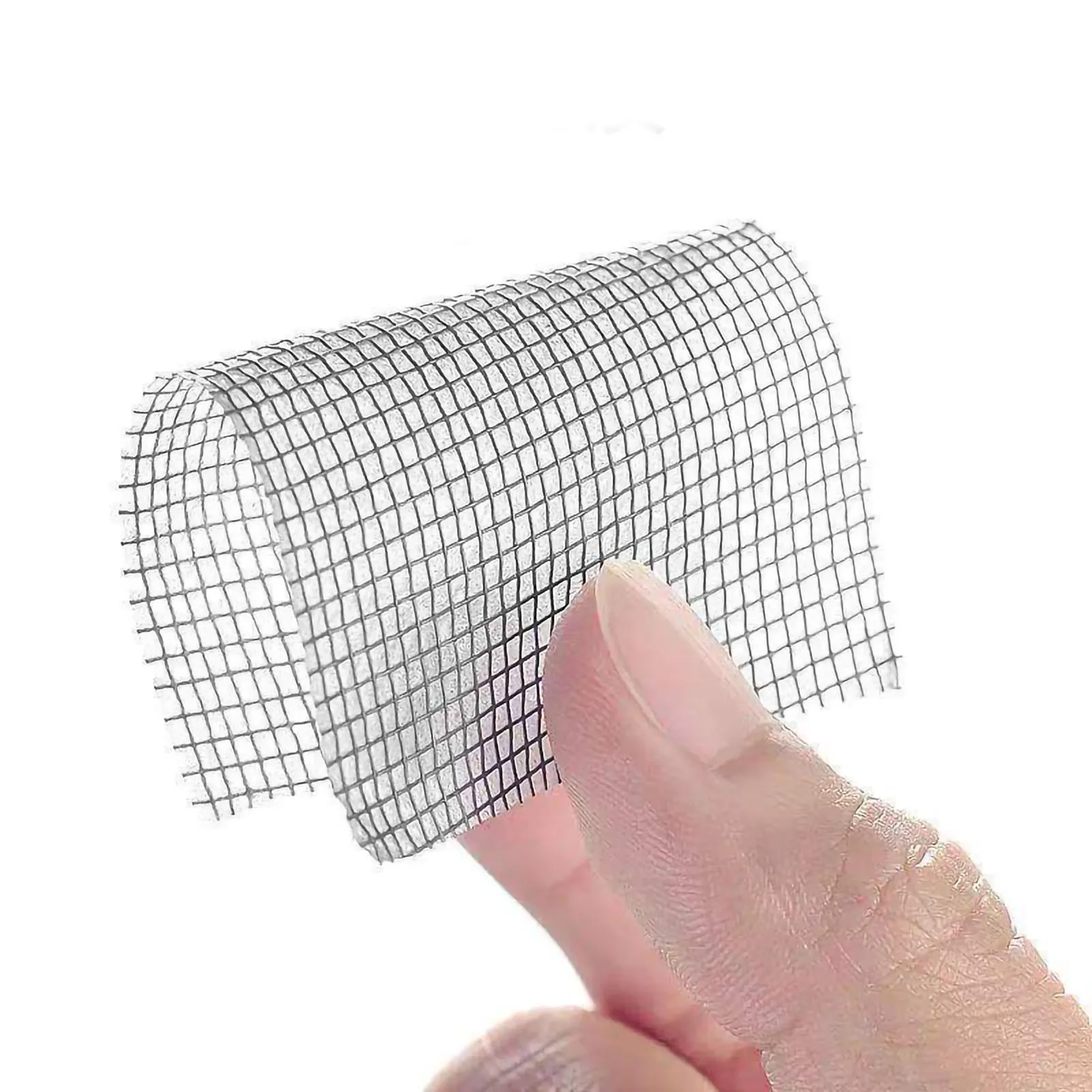 Window Screen Repair Patch Repair Fill Hole Self Adhesive Fine Mesh for Screen Curtain Mosquito Bar Screen Tape Mesh Repair Tool