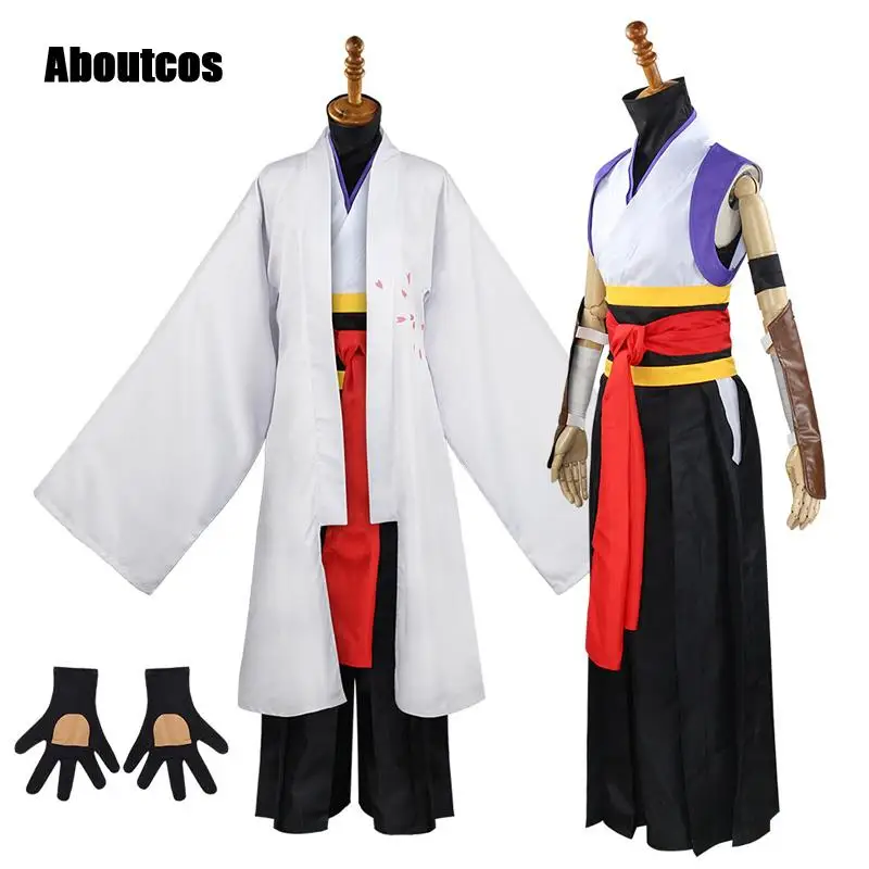 Aboutcos Cherry Blossom SK8 the Infinity Cosplay Costume Kaoru Sakurayashiki Suit Skateboard Halloween Party Outfits Suit