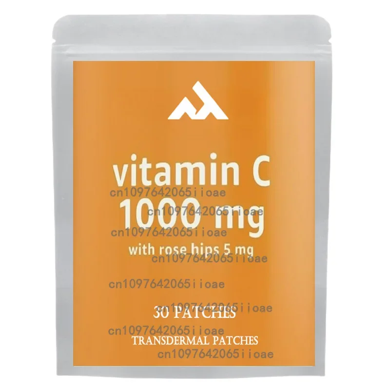 30 patchs patchs transdérmiques de vitamine C, supplément antioxydant pour stimulation immunitaire