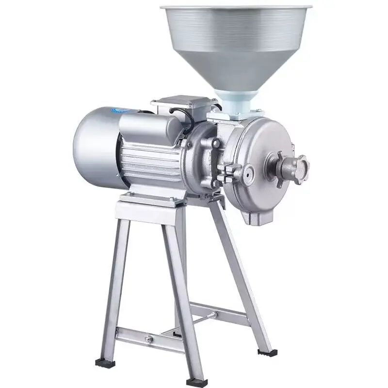 1500W Type dry and wet Soybean grinder superfine grinding Corn Rice Wheat flour Crusher Pulverizer Feed Flour Mill machine