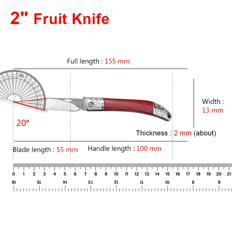 Folding Knife Slicing Meat Paring Fruit Boning Knife Fish Fillet Kitchen Knives Hand Forge Plastic Handle Utility Folding Knives