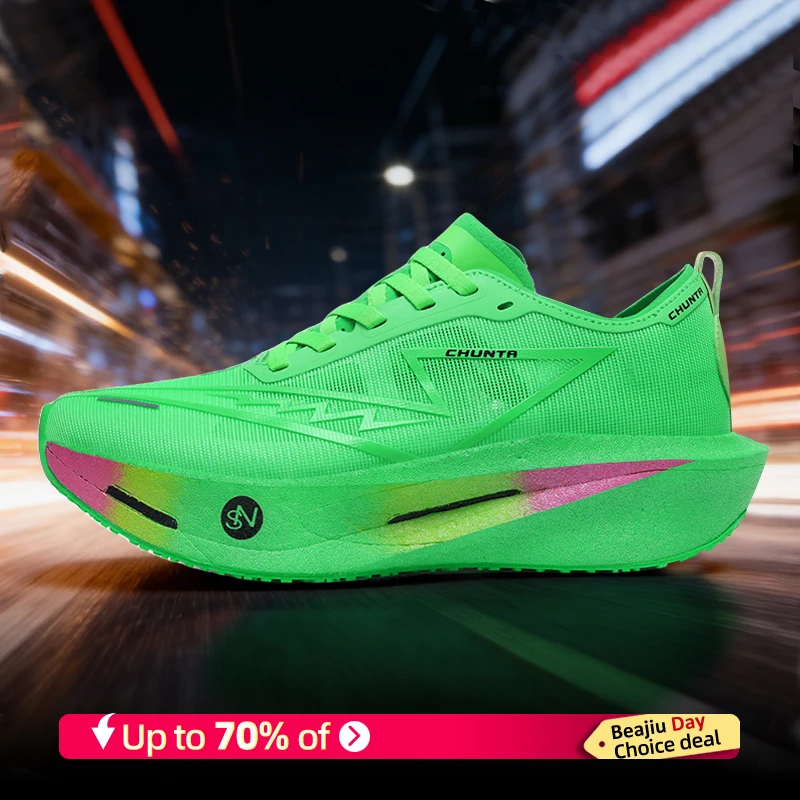 2026Running Shoes Carbon Plate Marathon Speciality Men Sports Breathable Lightweight Women's Comfortable Chunta Leisure Sneakers