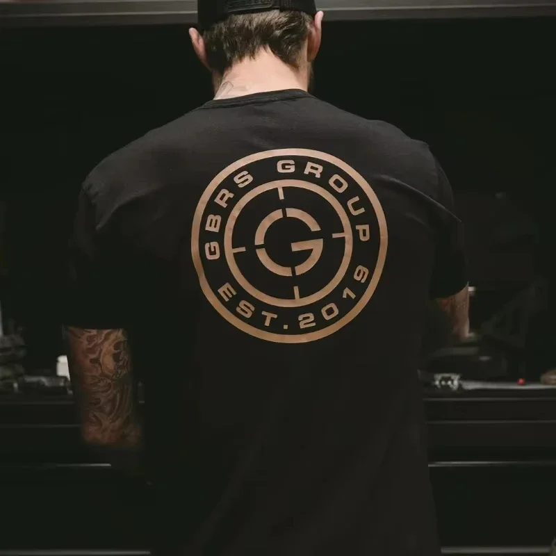 Outdoor Sports Combat Training Short-sleeved Printed Cotton Top Military Fan T-shirt Casual Loose Suitable for Various Scenes