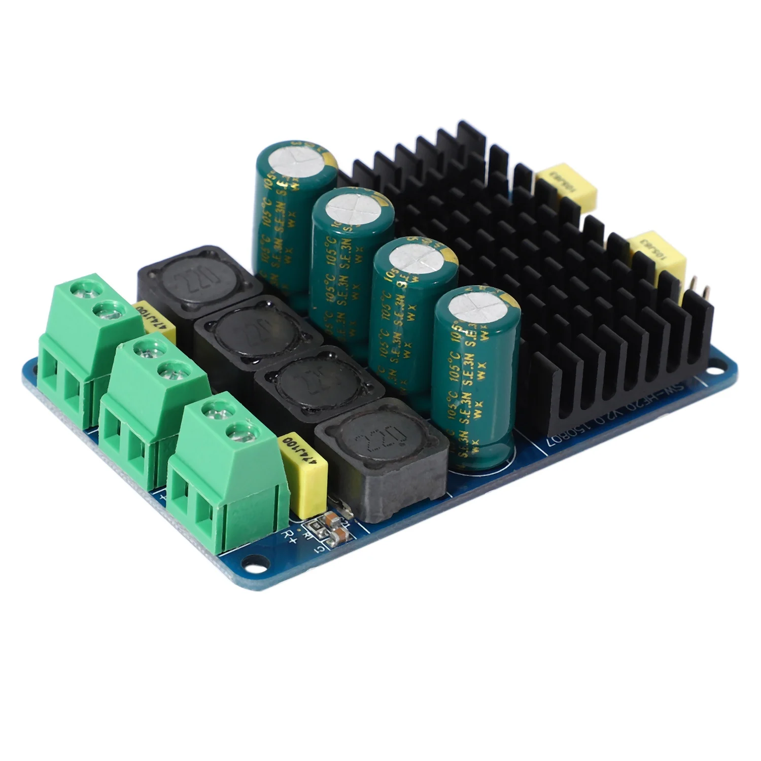 ABQR Tda7498 2 Channel 2X100W Dc 8~32V Digital Stereo Power Amplifier Board