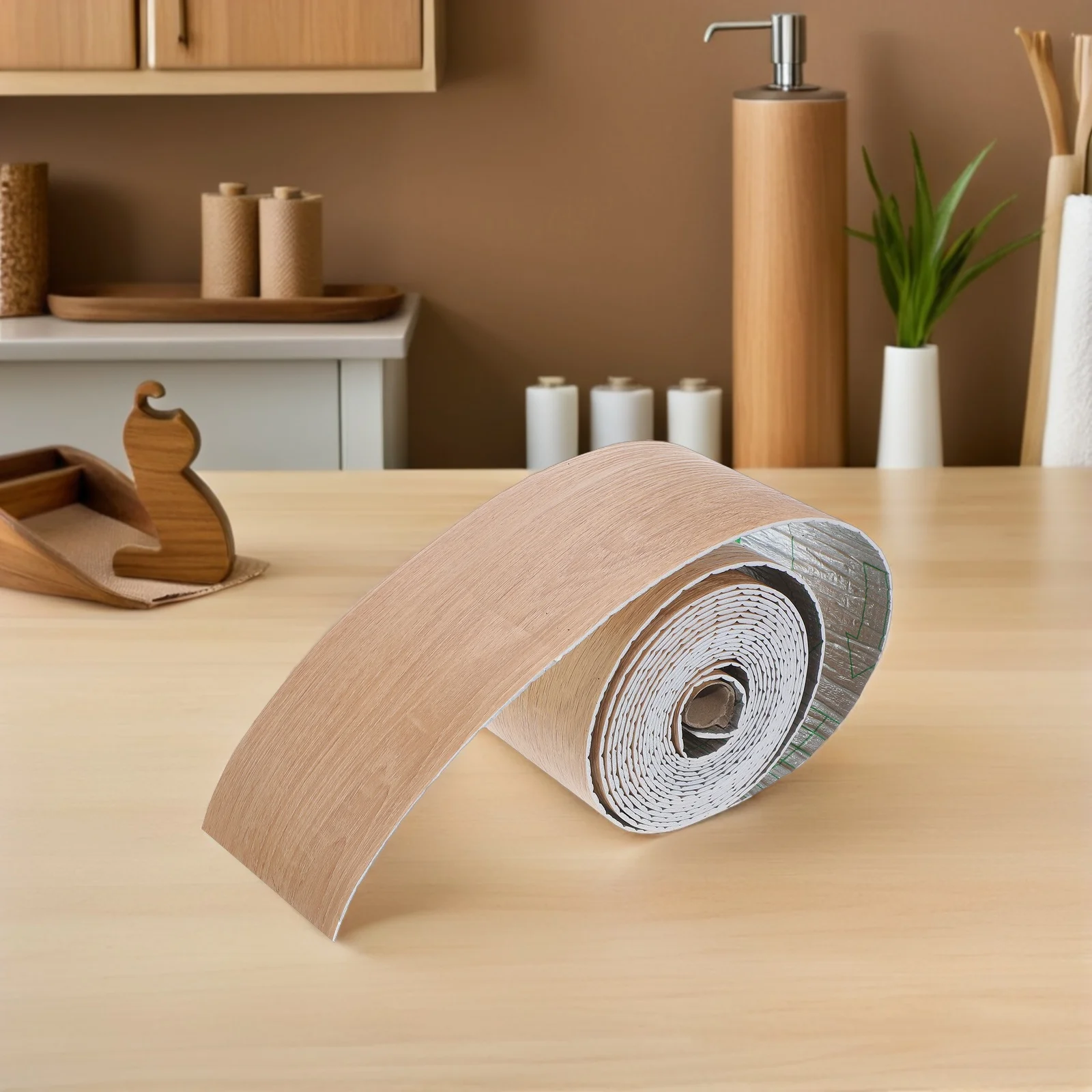 

1 Roll Waterproof Pvc Stickers Self-Adhesive Skirting Line Border Decorative Baseboard Molding For Kitchen Bathroom 500X10Cm