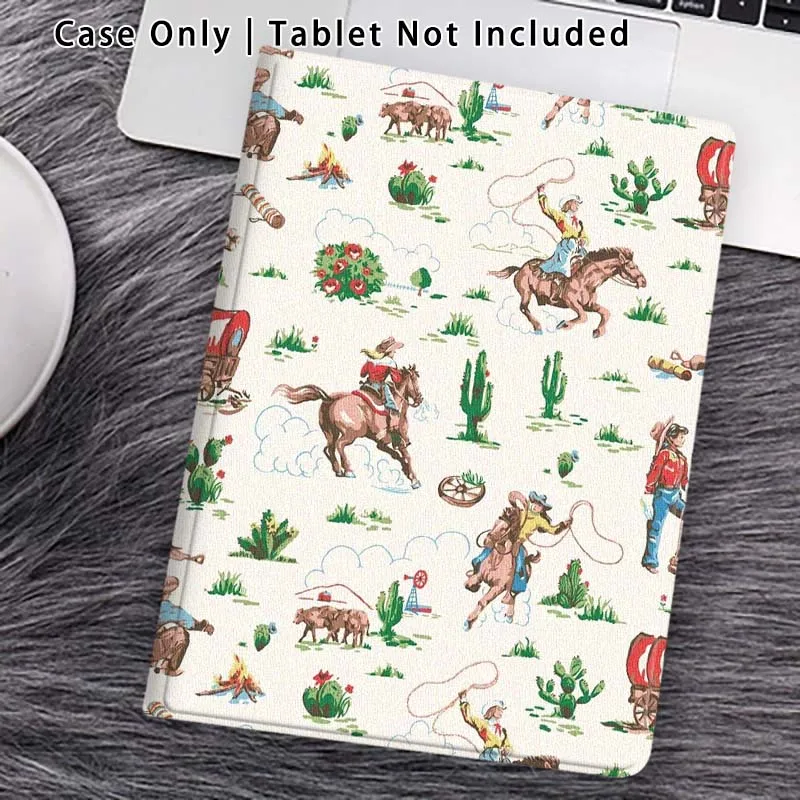 

Чехол для планшетов Lenovo Xiaoxin Pad Pro Tab M10 K10 Plus 3rd Y700 Gen 11 11.2 11.5 12.7 8.8 дюймов с дизайном в стиле конного спорта