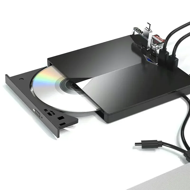 for 7 in 1 External Multi Function Optical Drive USB Computer DVD Player Notebook External Burner Super