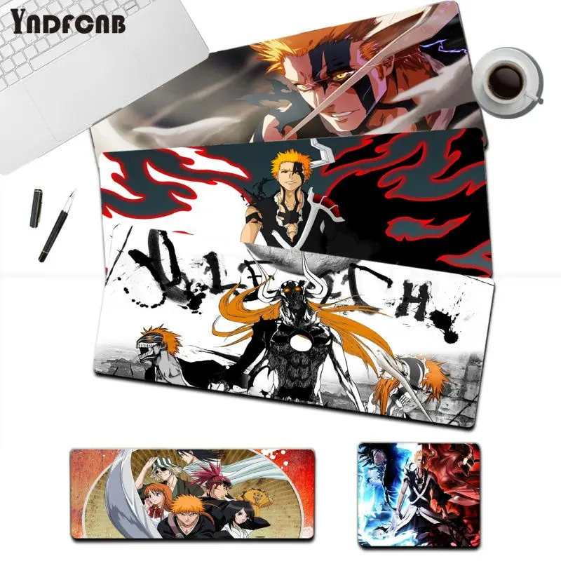 

Anime Bleach Mousepad Hot Large Gaming Mouse Pad XL Locking Edge Size for Gameing World of tanks CS GO Zelda