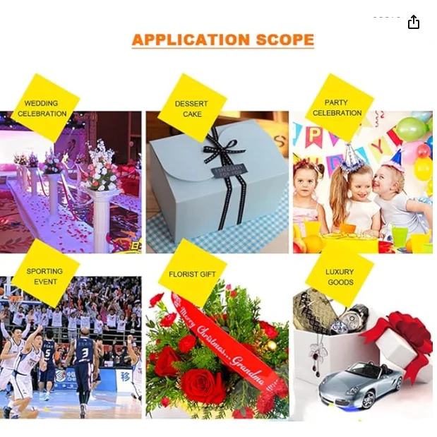 ขายร้อน 2025 ใหม่ซาตินริบบิ้นพิมพ์ Barcode Label Printer Thermal Transfer หมึกริบบิ้นสําหรับร้านดอกไม้