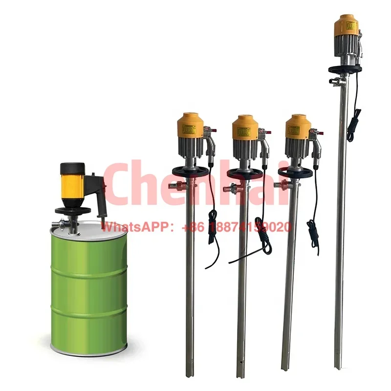 

High-performance strong high viscosity electric rotary barrel pump for grease drum pump