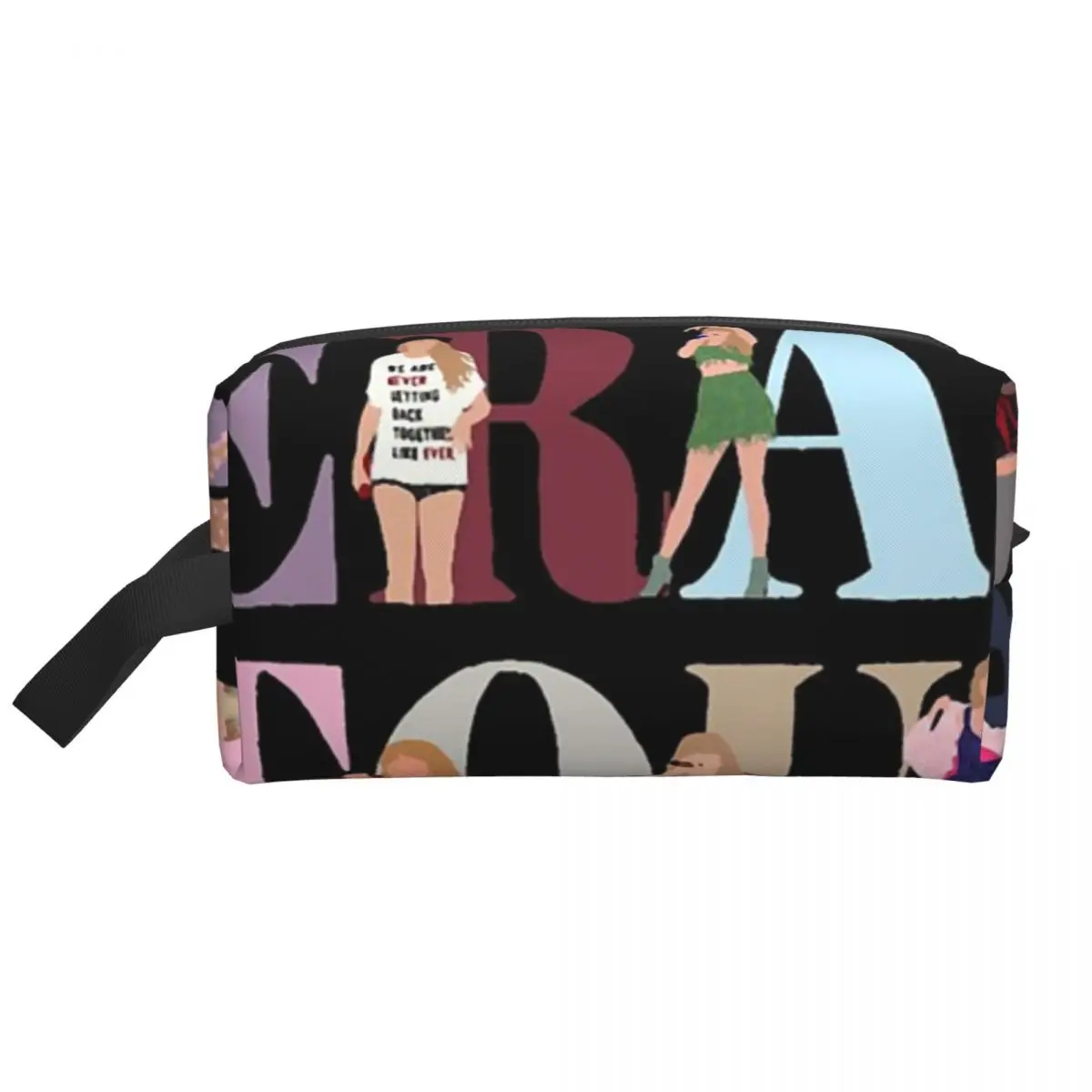 The Eras Tour Polyester Men Business Portable Storage Bag Women Travel Cosmetic Bag Hanging Wash Pouch