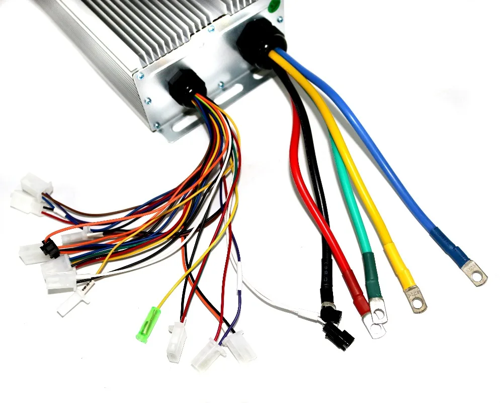 30 Mosfet 4000-5000W 48V-72V 100Amax BLDC Motor Controller Brushless Sensored/Sensorless Speed Driver ECU