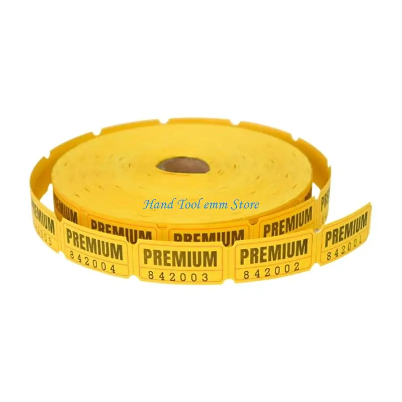 H37F Lottery Tickets Roll Tokens Rolls Double Coated Paper For Clear Graphics And Quick Distribution At Commercial Activity