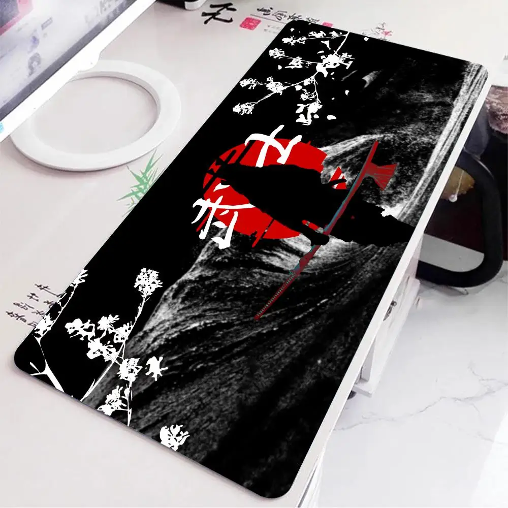 さくらサムライマウスパッド大型ゲームノンスリップマウスパッドラップトップタブレットオフィスアクセサリーマットミニアートマウスパッド PC プレイマット