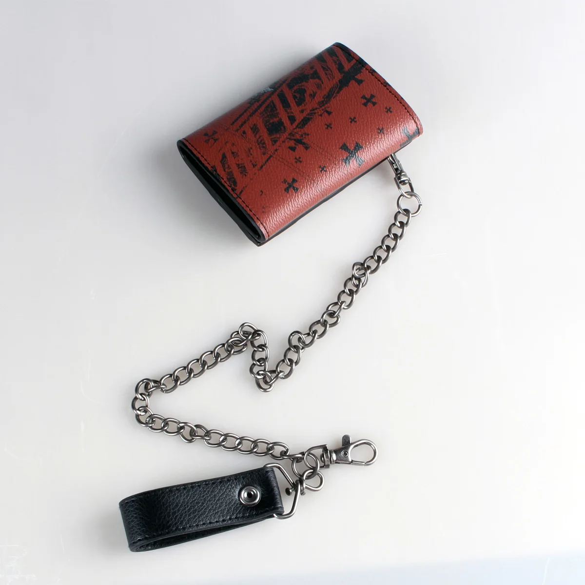 High Quality Skull Cross Chain Men's Wallet Purse