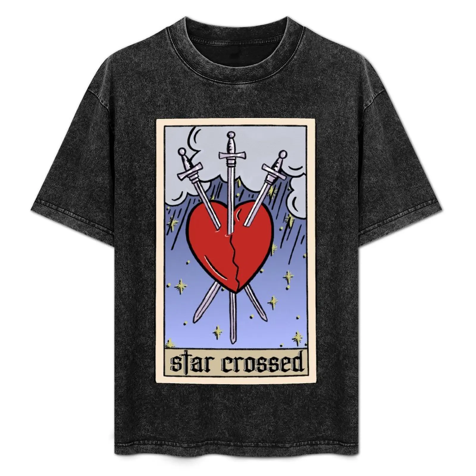 

star crossed km tarot card T-Shirt Minimal Art Print T-Shirt