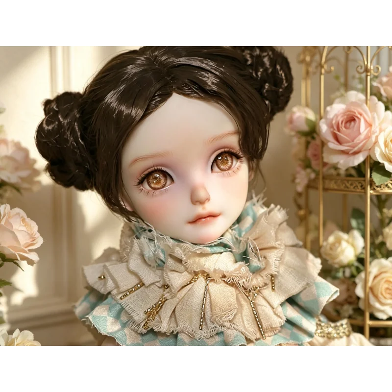 Original genuine 6-point BJD canary premium resin cage sparrow antique style clown doll resin humanoid doll