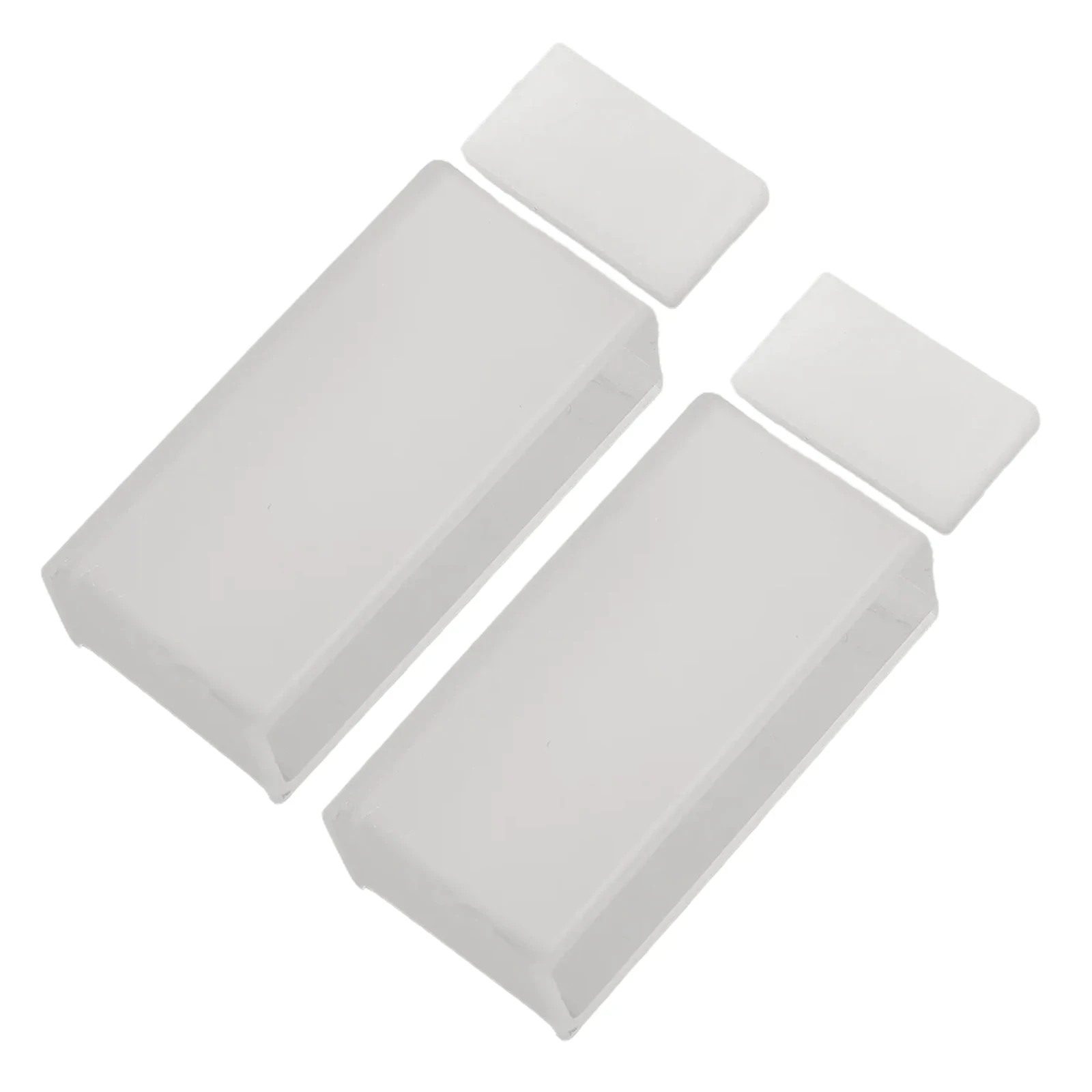 Sealable Quartz Cuvettes (2pcs) For Laboratory Infrared Spectroscopy Instruments Tools Accessories New