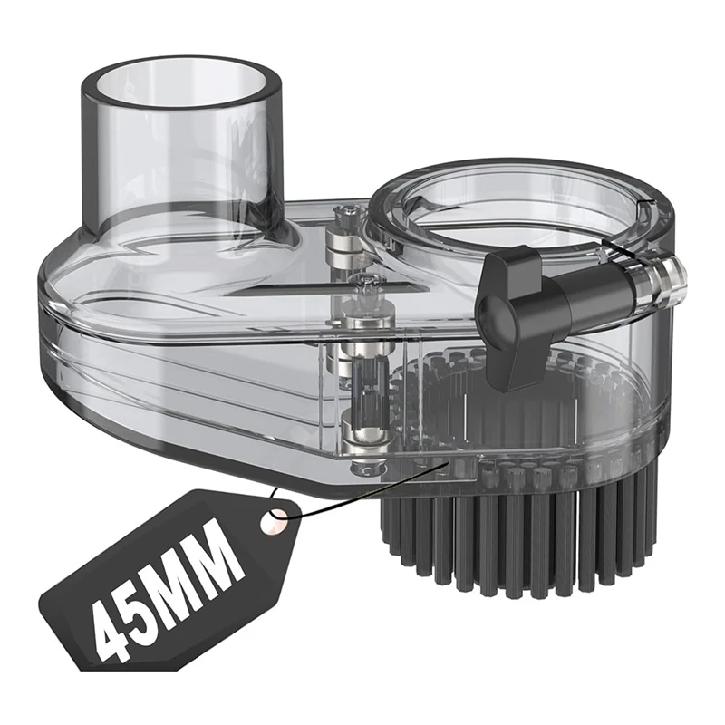 Zapatos CNC ABS a prueba de polvo para máquinas CNC de 45Mm de diámetro, adecuados para la mayoría de los modelos de 300W-500W, accesorios de fresado para máquinas de grabado CNC