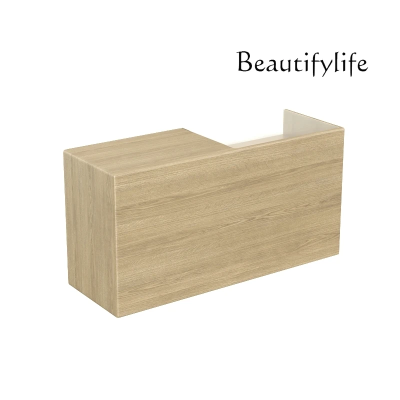 

Clothing store small paint checkout page store display cabinet integrated bar