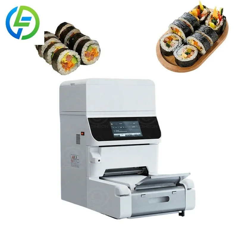 Food Catering Shop Sushi Rice Sheeter Maki Machine Sushi Roll Making Machine Electric Nori Onigiri Processor