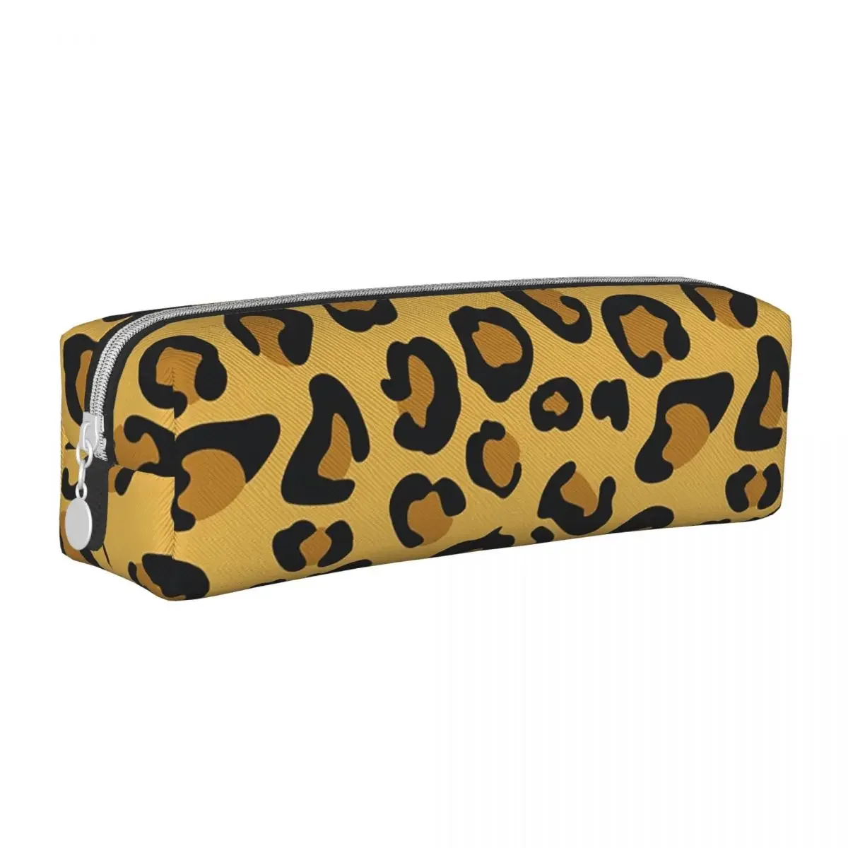 Cheetah Skin Leopard Pattern Pencil Case Creative Pen Holder Bags Girl Boy Large Storage School Supplies Cosmetic Pencilcases