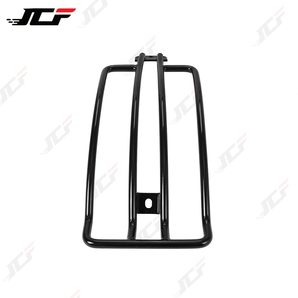 Motorcycle Gloss Black & Matte Black Rear Solo Seat Luggage Rack Support Shelf For BMW R18 2020 2021 2022