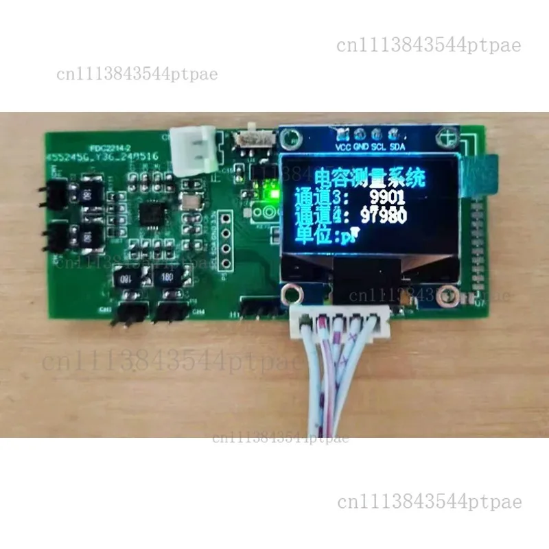 FDC2214 Capacitance Sensor Module, 28Bit High Resolution, Paper Counting Gesture Liquid Level Detection