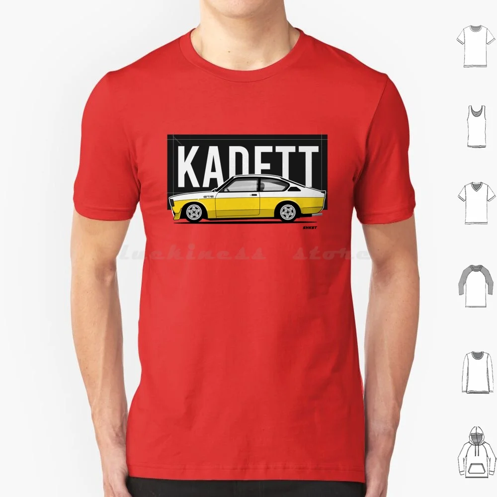 Kadett C Motorsport T Shirt Cotton Men Women DIY Print Kadett Car Race Racing Coupe Retro Vintage 70s Legendary Rally Rallye