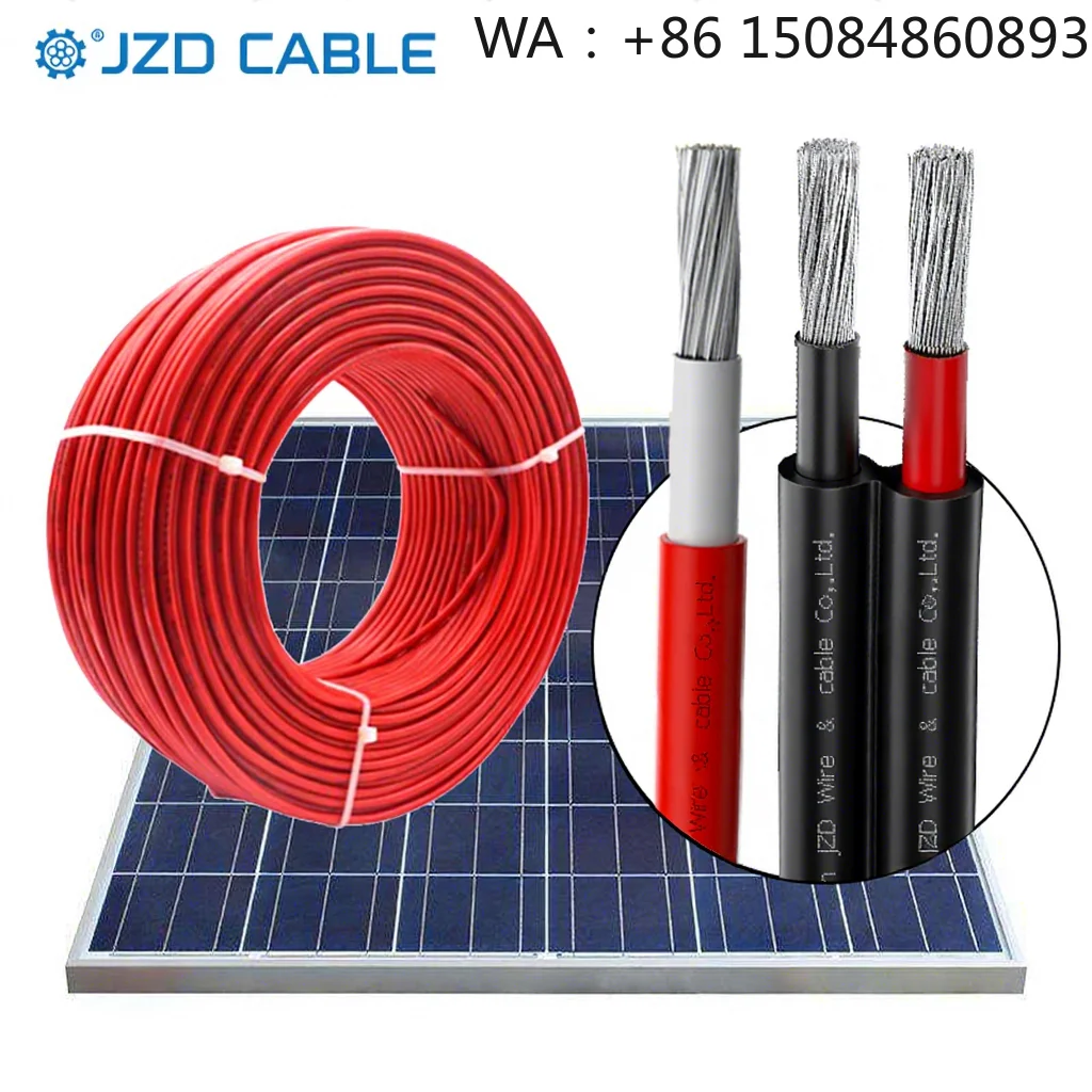 Cost-effective Aluminum PV Cable Tinned Aluminum Conductor Lightweight Sun Resistant Solar Wire for Outdoor Photovoltaic Power S