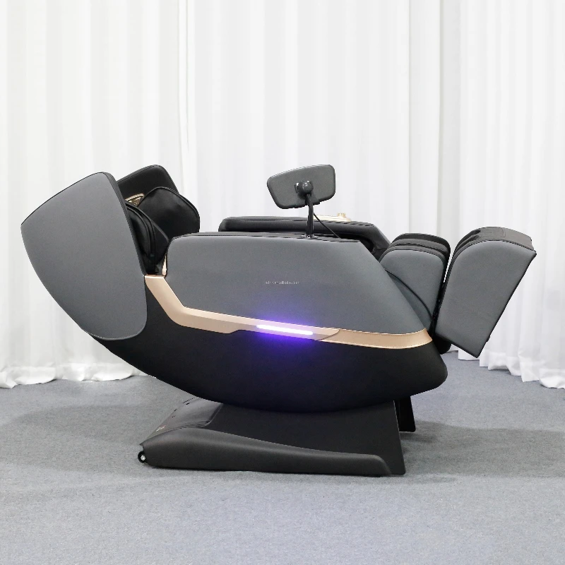 

Massage Chair 4D SL Zero Gravity Thai Stretch Full Body PU Leather Wireless Remote