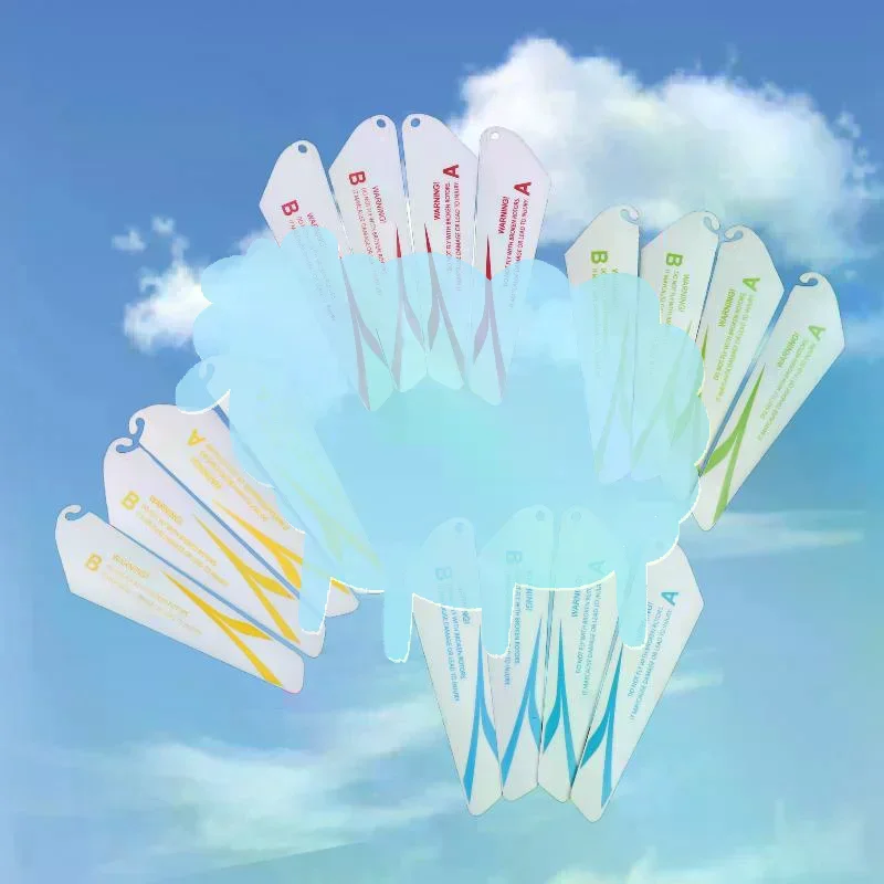 4Pcs Spare Accessories RC Toy Parts New 9CM Spare Blades Fans For R/c Mini Helicopter CH002 CH023 Drone Copter Toys