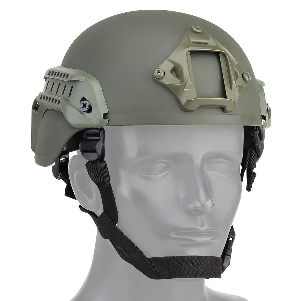 Wosport MICH2000 Helmet PP Shell EVA Padding Quick Release Buckle Detachable Neck Pad Tactical Outdoor Airsoft Training Gear