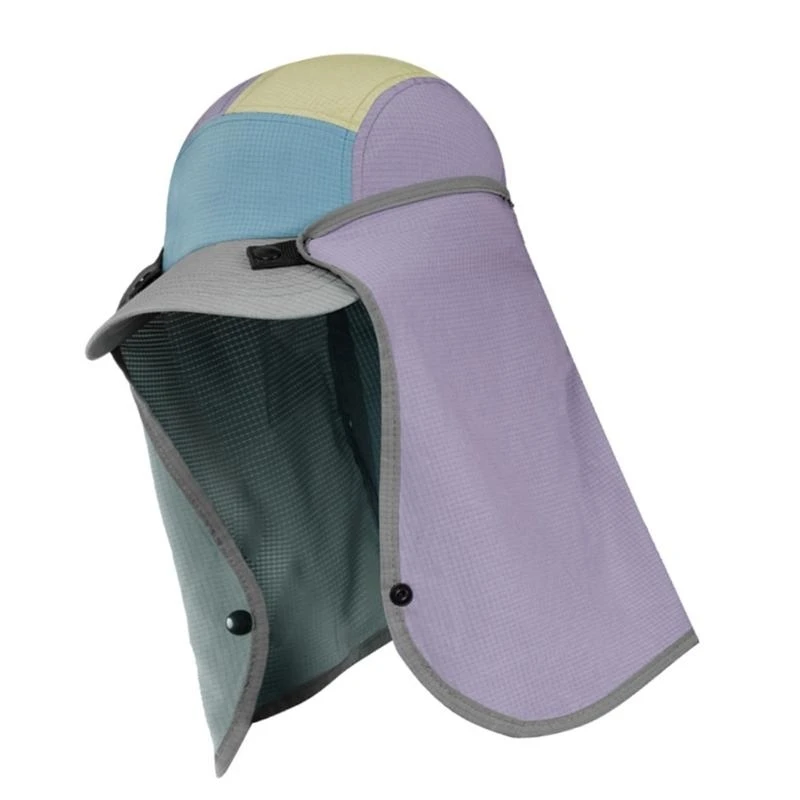 39BD Sonnenhut mit Nackenklappe, verstellbarer, modischer Sporthut mit Nackenschutz – Detail 1