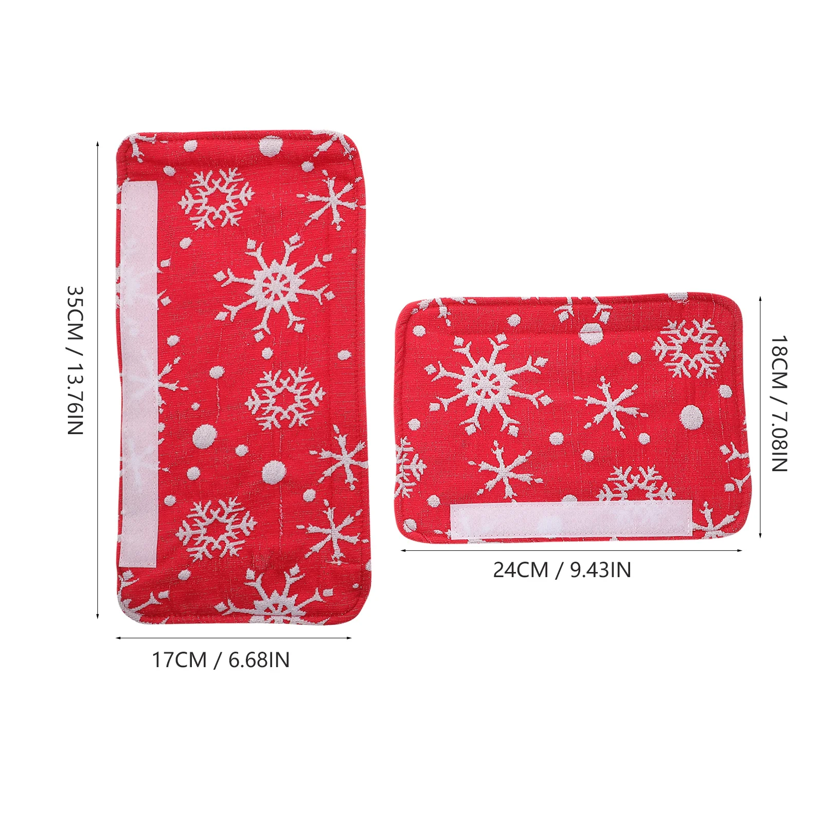 

3Pcs Adjustable Christmas Refrigerator Handle Covers Elegant Home Decoration No Fading Kitchen Decor Fridge Accessories