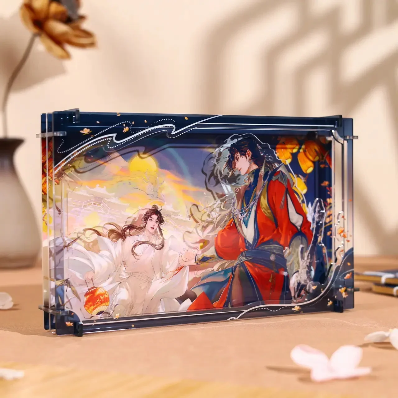 

Официальное оригинальное аниме TGCF Tian Guan Ci Fu Ghost King Hua Cheng Xie Lian Косплей Moon Comics Фоторамка Акриловая подставка Подарок