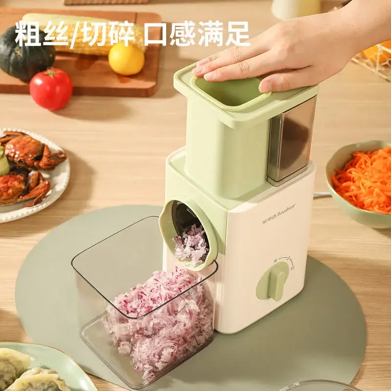 Kitchen vegetable cutter fully automatic multi-function electric potato shreds household small slicer